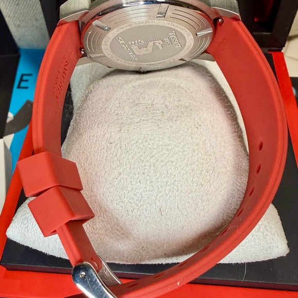 Tissot Seastar Chronograph Date Designer Dive Mens Watch - Picture 7 of 8